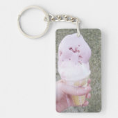 Gesmolten ijs Cone en meisje Sleutelhanger (Voorkant)