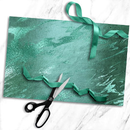 Gesmolten Jade | Emerald Groen Luxe Marmer Tissuepapier