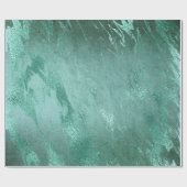 Gesmolten Jade | Smaragdgroene Luxe Marmer Cadeaupapier (Vlak)