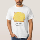 Gesmolten kaas op toast - gegrilde snack t-shirt (Voorkant)