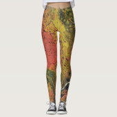 Gesmolten krijt Serie - Acryl giet als Leggings (Voorkant)