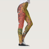 Gesmolten krijt Serie - Acryl giet als Leggings (Rechts)