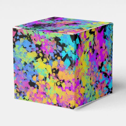 gesmolten krijtje multicolor : bedankdoosjes (Voorkant Zijde)