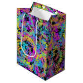 gesmolten krijtje multicolor : medium cadeauzakje (Voorkant Gekanteld)
