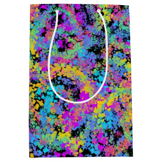 gesmolten krijtje multicolor : medium cadeauzakje (Voorkant)