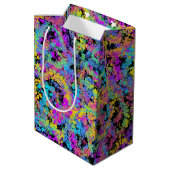 gesmolten krijtje multicolor : medium cadeauzakje (Achterkant Gekanteld)