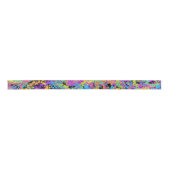 gesmolten krijtje multicolor : satijnen lint (Voorkant)