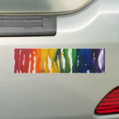 Gesmolten Krijtjesbumpersticker Bumpersticker (Op auto)
