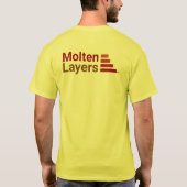Gesmolten Lagen tweezijdig logo shirt (Achterkant)