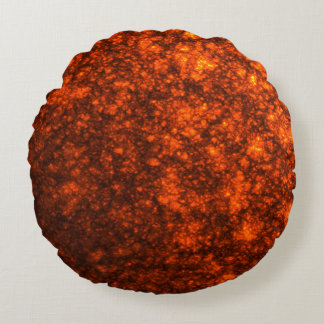 Gesmolten Lava Ronde Kussen