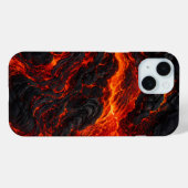 Gesmolten lavastroom | Vulkanische brandtextuur Case-Mate iPhone Case (Achterkant (horizontaal))