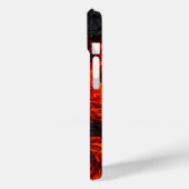 Gesmolten lavastroom | Vulkanische brandtextuur Case-Mate iPhone Case (Achterkant / Links)