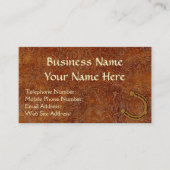 gesmolten leder, Drink Visitekaartjes van paarden (Voorkant)