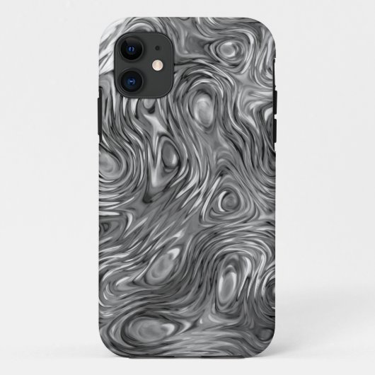Gesmolten print iPhone case (Achterkant)