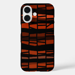 gesmolten rasterpatroon iPhone 16 hoesje