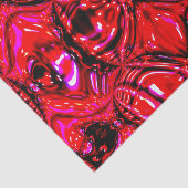 'Gesmolten Rood' Abstract Tissuepapier (Detail)
