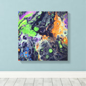 Gesmolten sereniteit 1 canvas afdruk (Insitu (Houten vloer))