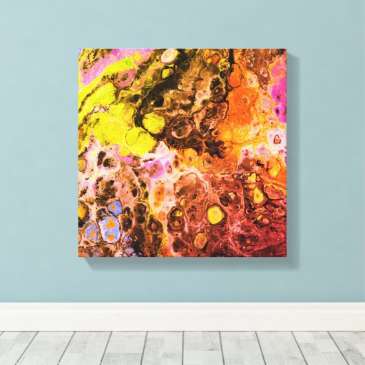 Gesmolten sereniteit 2 canvas afdruk (Insitu (Houten vloer))