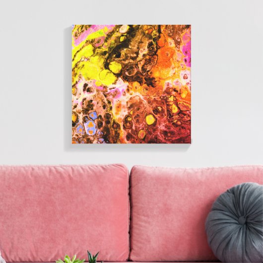 Gesmolten sereniteit 2 canvas afdruk (Insitu (Woonkamer))