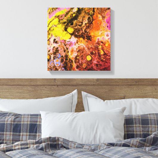 Gesmolten sereniteit 2 canvas afdruk (Insitu (Slaapkamer))