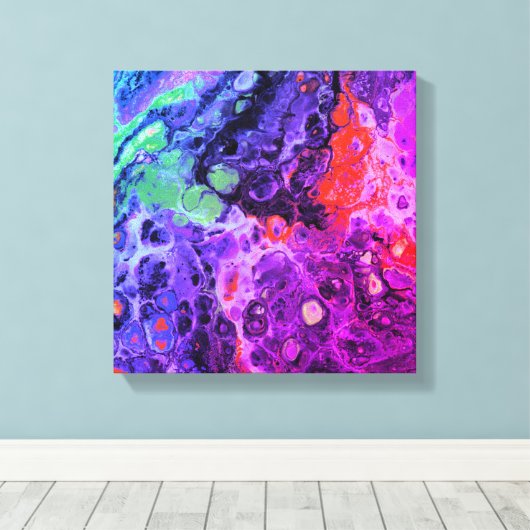 Gesmolten sereniteit 3 canvas afdruk (Insitu (Houten vloer))