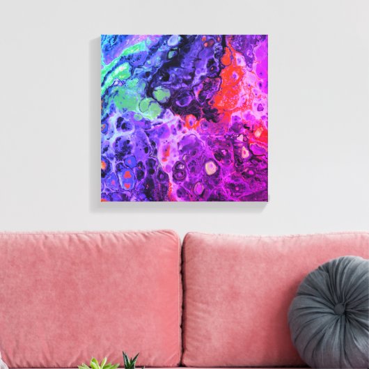 Gesmolten sereniteit 3 canvas afdruk (Insitu (Woonkamer))