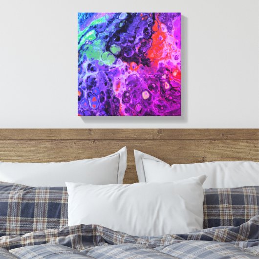 Gesmolten sereniteit 3 canvas afdruk (Insitu (Slaapkamer))