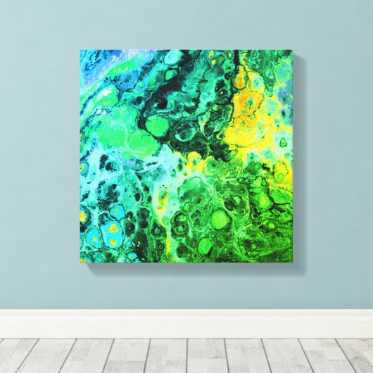 Gesmolten sereniteit 5 canvas afdruk (Insitu (Houten vloer))