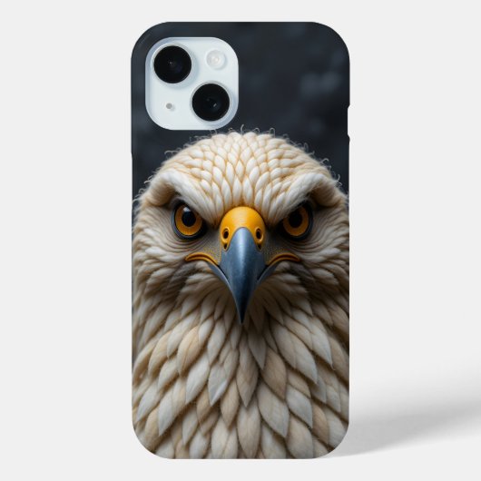 Gesmolten vogelportret Case-Mate iPhone case (Achterkant)