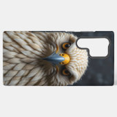 Gesmolten vogelportret samsung galaxy hoesje (Achterkant horizontaal)