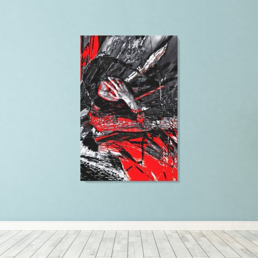 gesmolten ziel canvas afdruk (Insitu (Houten vloer))