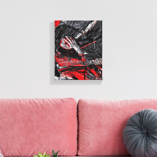 gesmolten ziel canvas afdruk (Insitu (Woonkamer))