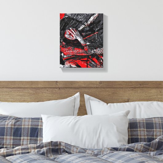 gesmolten ziel canvas afdruk (Insitu (Slaapkamer))