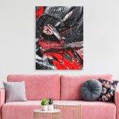 gesmolten ziel canvas afdruk (Insitu (Woonkamer))