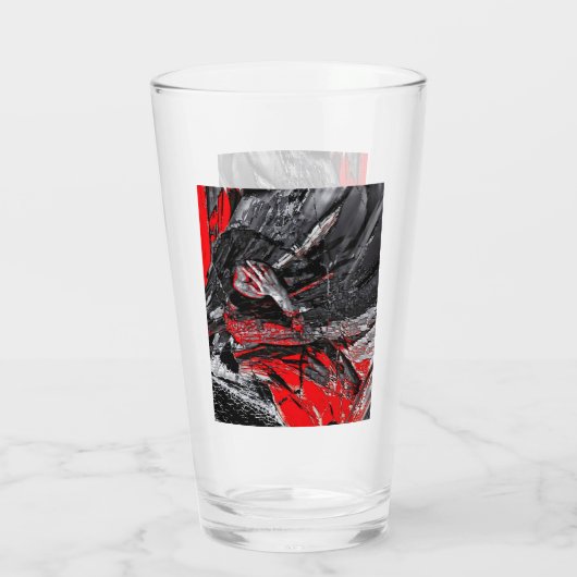 gesmolten ziel glas (Achterkant)