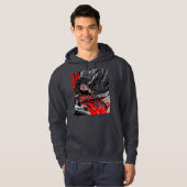 gesmolten ziel hoodie (Voorkant volledig)