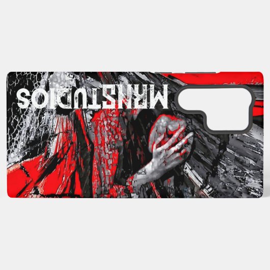 gesmolten ziel samsung galaxy hoesje (Achterkant horizontaal)