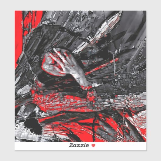 gesmolten ziel sticker (Vel)