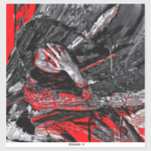 gesmolten ziel sticker (Vel)