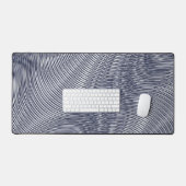 Gesmolten Zilver effect Moire Strepen Trippy Abstr Bureaumat (Keyboard & Muis)