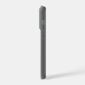 💎 Gesmolten Zilver Naam Kunst – Chroom Vloeibare iPhone Hoesje (Linkerkant)