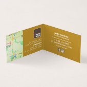 Gesneden brood, Bakkerij-gedetailleerd Visitekaartje (Binnen)