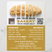 Gesneden brood, bakkerijen, bakkerijwinkel flyer (Voorkant)
