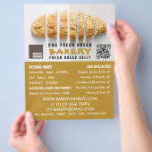 Gesneden brood, bakkerijen, bakkerijwinkel flyer (Hand)