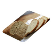 Gesneden brood foto magneet (Linkerzijde)