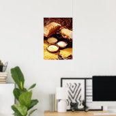 Gesneden brood, meel, rijst en andere deegwaren poster (Thuiskantoor)