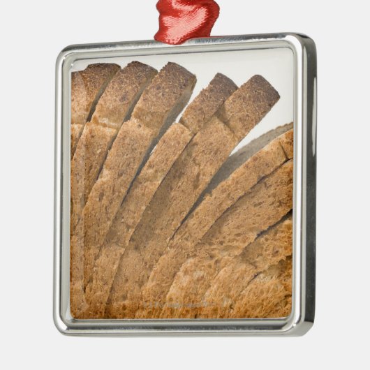 Gesneden brood metalen ornament (Links)