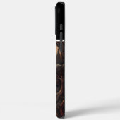 Gesneden draak onder maanlicht Case-Mate iPhone case (Achterkant / Links)