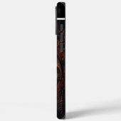 Gesneden draak op bergtop Case-Mate iPhone case (Achterkant / Links)