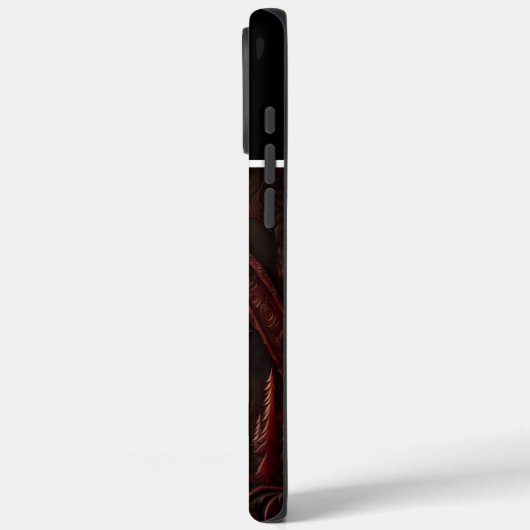 Gesneden Dragon Mountaintop Case-Mate iPhone Case (Achterkant / Links)